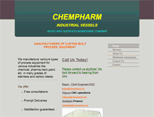 Tablet Screenshot of chempharm.in